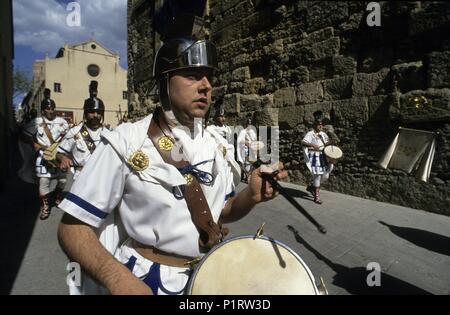 Semaine sainte ; romains parade. Banque D'Images