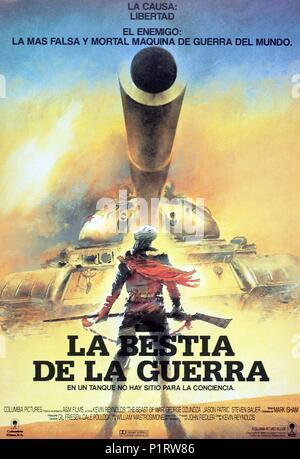 Titre original : LA BÊTE DE GUERRE. Titre en anglais : LA BÊTE DE GUERRE. Directeur de film : Kevin Reynolds. Année : 1988. Credit : Columbia Pictures / Album Banque D'Images