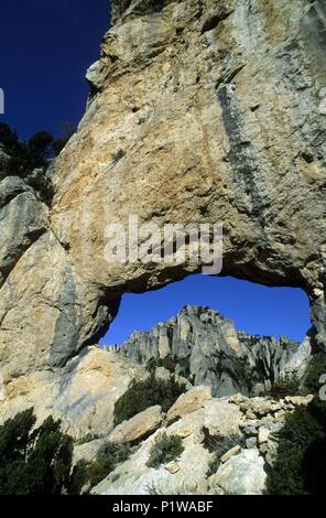 Montsià : Mas de Barberans, Ports / Puertos de Beceite/Tortosa-Beseit mountain pass (Montsià). Banque D'Images