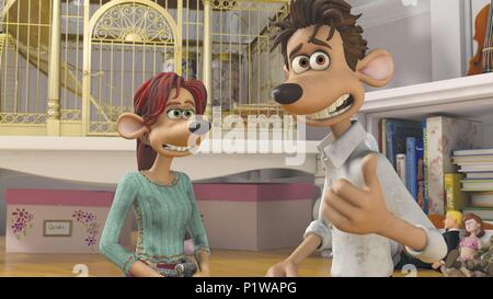 Titre original : Flushed Away. Titre en anglais : Flushed Away. Directeur du film : David BOWERS, SAM FELL. Année : 2006. Credit : Dreamworks Animation/ANIMATIONS AARDMAN/Dreamworks SKG / Album Banque D'Images