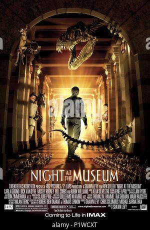 Film Original Titre : LA NUIT AU MUSÉE. Titre en anglais : LA NUIT AU MUSÉE. Directeur de film : SHAWN LEVY. Année : 2006. Crédit : 20TH CENTURY FOX / Album Banque D'Images