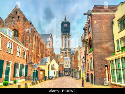 Vue de la Tour Dom d'Utrecht, Pays-Bas Banque D'Images