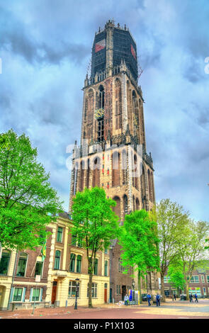 Vue de la Tour Dom d'Utrecht, Pays-Bas Banque D'Images