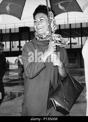 Franca bettoja, cannes, 1962 Banque D'Images