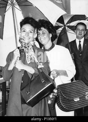 Franca bettoja, cannes, 1962 Banque D'Images