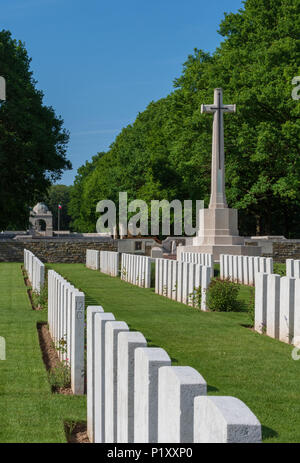 Delville Wood Cemetery, South African National Memorial, Somme Banque D'Images