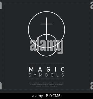 Élément simple de sorcellerie de plaisance Illustration de Vecteur