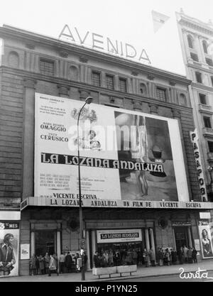 Titre original : LA LOZANA ANDALUZA. Titre en anglais : LA LOZANA ANDALUZA. Directeur de film : VICENTE ESCRIVA. Année : 1976. Credit : ASPA P.C./IMPALA SA/PRIMEX ITALIANA / Album Banque D'Images