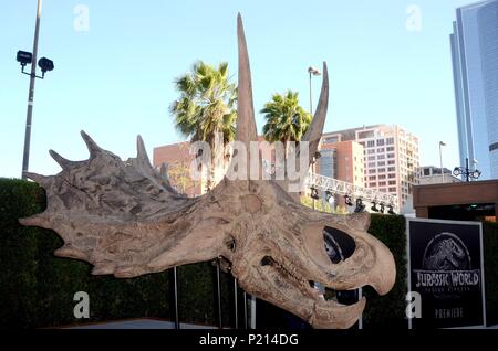 Los Angeles, CA, USA. 12 Juin, 2018. Atmosphère à arrivées de Jurassic World Premiere : royaume déchu, Walt Disney Concert Hall, Los Angeles, CA, 12 juin 2018. Credit : Priscilla Grant/Everett Collection/Alamy Live News Banque D'Images