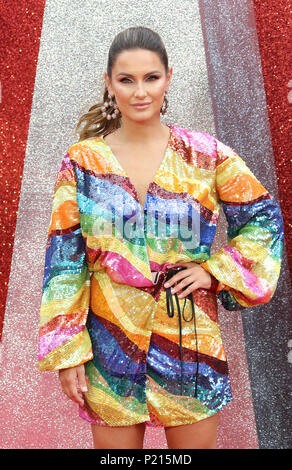 Londres, Royaume-Uni. 13 juin 2018. Sam Faiers, océans 8 - première européenne, Leicester Square, Londres, Royaume-Uni, 13 juin 2018, photo de Richard Goldschmidt : Riche de crédit Gold/Alamy Live News Banque D'Images