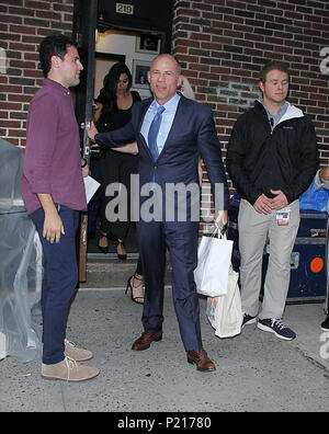 NEW YORK, NY 13 Juin : Michael Avenatti au Late Show avec Stephen Colbert à New York le 13 juin 2018 Crédit : RW/MediaPunch MediaPunch Crédit : Inc/Alamy Live News Banque D'Images