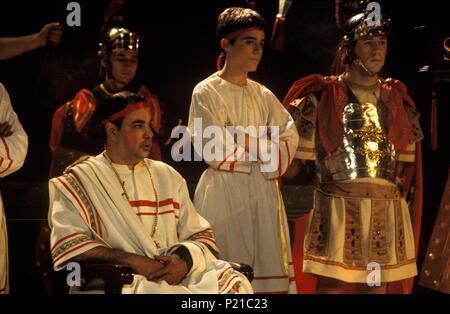 Espagne - Catalogne - Baix Llobregat (district) - Barcelone. Je l'auto sacramental processó de Penitència Pilats Sant Divendres, Pons, Setmana Santa Sant Vicenç dels Horts, Baix Llobregat, Barcelone. Banque D'Images