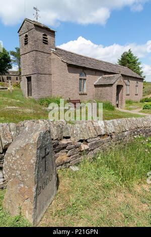 12 juin 2018 - St Stephen's Chapel, une chapelle du xviie siècle également connu sous le nom de chapelle de la forêt, a fusionné avec Rainow paroisse, reconstruit en 1834 dans l'ouest Banque D'Images