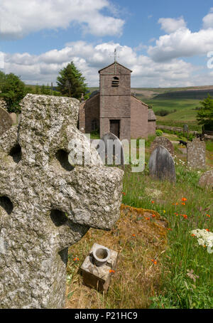 12 juin 2018 - St Stephen's Chapel, une chapelle du xviie siècle également connu sous le nom de chapelle de la forêt, a fusionné avec Rainow paroisse, reconstruit en 1834 dans l'ouest Banque D'Images