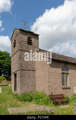 12 juin 2018 - St Stephen's Chapel, une chapelle du xviie siècle également connu sous le nom de chapelle de la forêt, a fusionné avec Rainow paroisse, reconstruit en 1834 dans l'ouest Banque D'Images