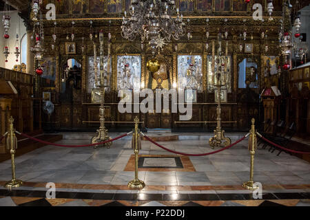 Bethléem, Palestine, 11 juin 2018 : l'église de la Nativité à Bethléem. Banque D'Images