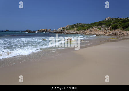 Italie, Sardaigne, Sardaigne du Sud, Côte Sud, Chia, Baia Chia, Capo Spartivento, Banque D'Images