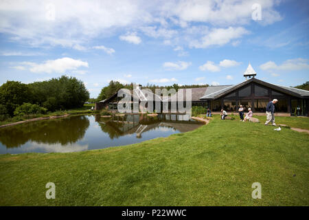 Sur les services Tebay M6 dans Cumbria England UK Banque D'Images