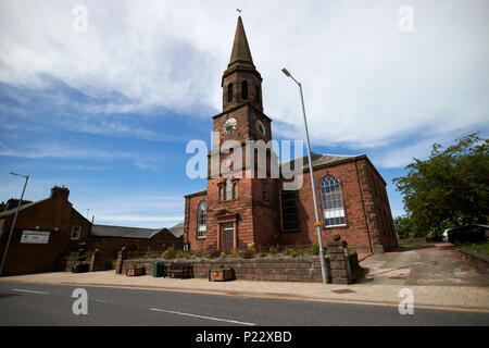 Annan Église d'Écosse ancienne église paroissiale Dumfries et Galloway Scotland UK Banque D'Images
