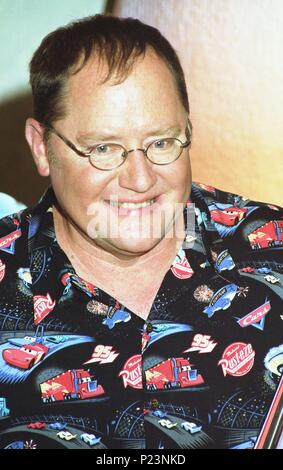 19 / 05 / 2006, Barcelone, Espagne. Le réalisateur John Lasseter et l'acteur OWEN WILSON (Lightning McQueen's Voice) au 'Cars' première européenne, la dernière production Pixar / Disney, tenue à l'hôtel des Arts. Banque D'Images