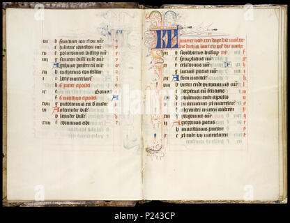 . Rencontre Psalter-Hours - KO 79 K 11 - Calendrier pour le mois de mars - Folio 3r . Calendrier du mois de mars - Folio 3r . 1453 Handschrift Bout 79K11 Psalter-Hours - 43 KB 79 Bout K 11 - Calendrier pour le mois de mars - Folio 3r Banque D'Images