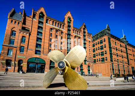 Allemagne, Hambourg, 'HafenCity' (ville), 'Internationales Maritimes Museum Hamburg' (international maritime museum), Banque D'Images