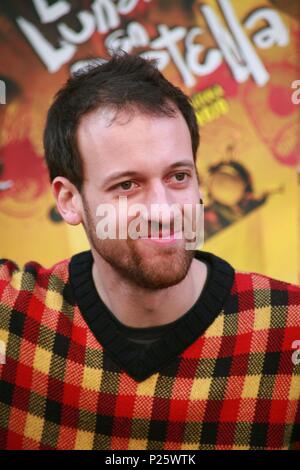 14/11/2007 ; Cines Verdi, Barcelone, Presentación de 'La luna en botella' dirigida por Grojo, interpretada por Edu Soto, Bárbara Goenaga y Jové Pep. Banque D'Images