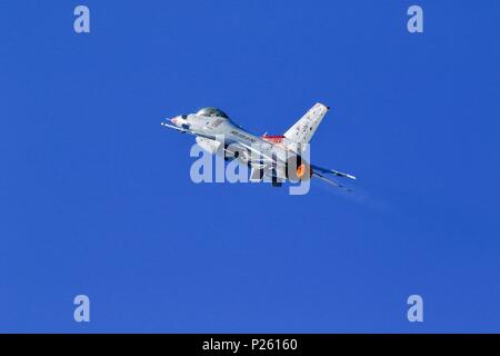 Air Force F-16 de l'équipe de Thunderbird Banque D'Images