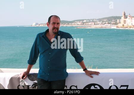 12 / 10 / 2007 ; Sitges, Barcelone, Presentación de Los cronocrimenes". Banque D'Images