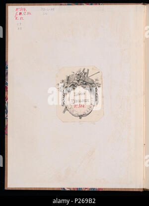 . Anglais : Album . avant 1921 (la date d'acquisition) 12 Album (CH) 69143723-2 Banque D'Images