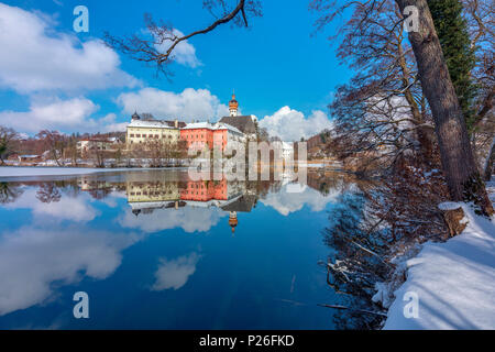 Hoeglwoerth abbaye de St Pierre et Paul, Aaugustinian monastère près de la colère, de Rupertiwinkel, Haute-Bavière, Allemagne Banque D'Images