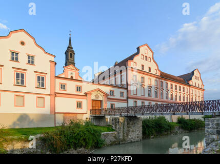 Neuhaus am Inn, château Schloss Neuhaus, Thuringe, Bavière, Allemagne Banque D'Images