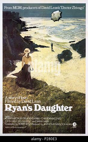 Titre original : LA FILLE DE RYAN. Titre en anglais : RYAN'S DAUGHTER. Directeur du film : David Lean. Année : 1970. Credit : M.G.M. / Album Banque D'Images