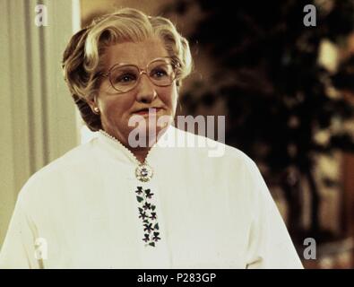 Titre original : Mme. DOUBTFIRE. Titre en anglais : Mme. DOUBTFIRE. Directeur de film : Chris Columbus. Année : 1993. Stars : ROBIN WILLIAMS. Crédit : 20TH CENTURY FOX / Album Banque D'Images