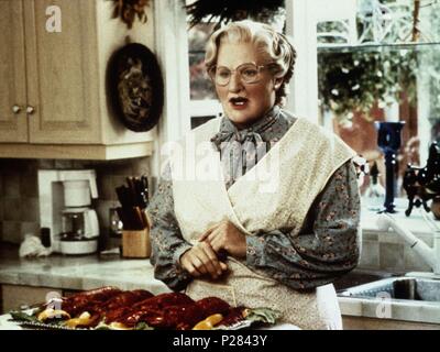 Titre original : Mme. DOUBTFIRE. Titre en anglais : Mme. DOUBTFIRE. Directeur de film : Chris Columbus. Année : 1993. Stars : ROBIN WILLIAMS. Crédit : 20TH CENTURY FOX / Album Banque D'Images