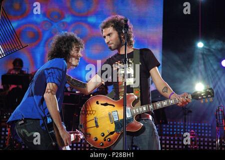 17 / 06 / 2006 ; Estadio Vicente Calderón. Madrid. Pereza durante el Concierto. Banque D'Images