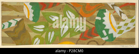 109 Dessin, dessin textile- Harlekin (Harlequin), 1911-13 (CH) 18631331 Banque D'Images