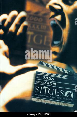 Description : Affiche du Festival International du Film de Catalogne (Sitges) en 2000.. Année : 2000. Banque D'Images