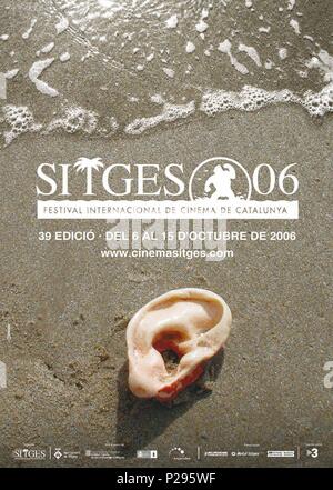 Description : Affiche du Festival International du Film de Catalogne (Sitges) en 2006.. Année : 2006. Banque D'Images