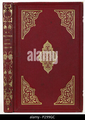 . Band van Rood segrijn . Nederlands : Inhoud : Guilelmus P. Wolterbeek. ... De Spécimen sortis divisione. Amstelodami, 1857. . 1857 ; van segrijn bande 29 rood-KONB12-325H16 Banque D'Images