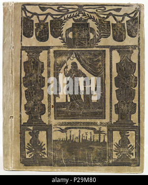 . Van perkament bande vierge, rencontré zilver bestempeld . Nederlands : Inhoud : d'arrêt Erven Stichters comptoir Almanach Op 't Jaar onses Heeren ... 1743 ... Nevens de Maens Op en Ondergangh porte, Jan Albertsz. van Dam. Tot Amsteldam, par d'arrêt Erven : van de Ven : C. Stichter, [1742 ?]. 4d (doorschoten exemplaar rencontré blanco papier)  + Anno 1743 Wagt-Almanach.Schutters ... Onder de E.E. Heeren Colonellen Jan van Loon, fr Harman Henr. vande Sondage. t'Amsteldam, par d'Erfgen : van de Ven : C. Stichter, [1742 ?]. 4d. . 1700-1740 ? 26 van perkament bande vierge, rencontré zilver-bestempeld KONB12-1756D120 Banque D'Images