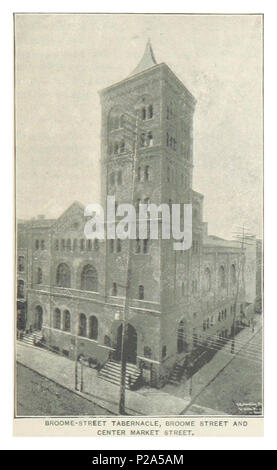 (King1893NYC) pg395-BROOME STREET TABERNACLE, Broome Street et Central Market Street. Banque D'Images