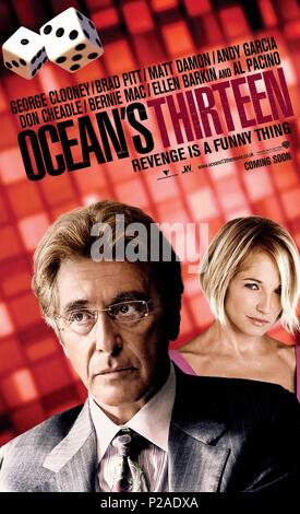 Film Original Titre : OCEAN'S THIRTEEN. Titre en anglais : OCEAN'S THIRTEEN. Film Réalisateur : STEVEN SODERBERGH. Année : 2007. Credit : WARNER BROS. / Album Banque D'Images