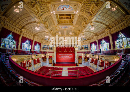 L'intérieur du Royal Hall, Harrogate, North Yorkshire, Royaume-Uni Banque D'Images