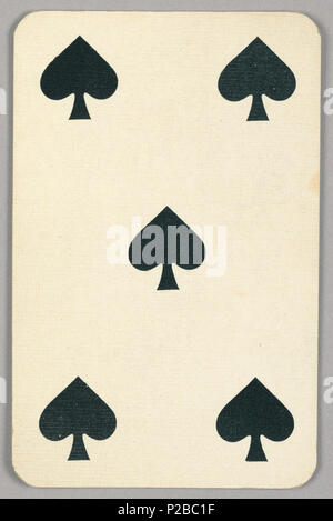 . Anglais : Carte à jouer, 1900 . 1900228 Carte à jouer, 1900 (CH) 18807563 Banque D'Images