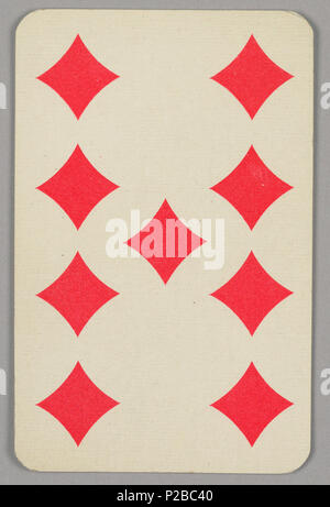 . Anglais : Carte à jouer, 1900 . 1900228 Carte à jouer, 1900 (CH) 18807601 Banque D'Images