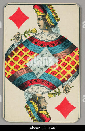. Anglais : Carte à jouer, 1900 . 1900228 Carte à jouer, 1900 (CH) 18807607 Banque D'Images