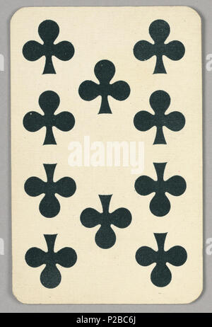 . Anglais : Carte à jouer, 1900 . 1900228 Carte à jouer, 1900 (CH) 18807631 Banque D'Images