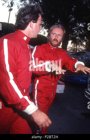 SAUGUS, CA - le 12 octobre : Directeur James Cameron assiste à Reid Rondell Celebrity Road Race le 12 octobre 1991 à Saugus Saugus Speedway, en Californie. Photo de Barry King/Alamy Stock Photo Banque D'Images