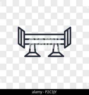 Icône vecteur becquet isolé sur fond transparent, concept logo becquet Illustration de Vecteur